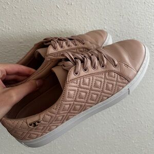 Tory Burch Pink Quilted Sneakers